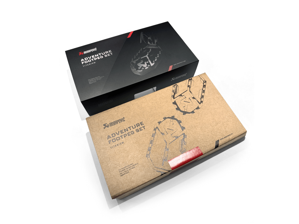 Akrapovič Titanium Adventure Footpeg Set (R1100/R1150/R1200/R1250/1300GS and GSA, R12 G/S)