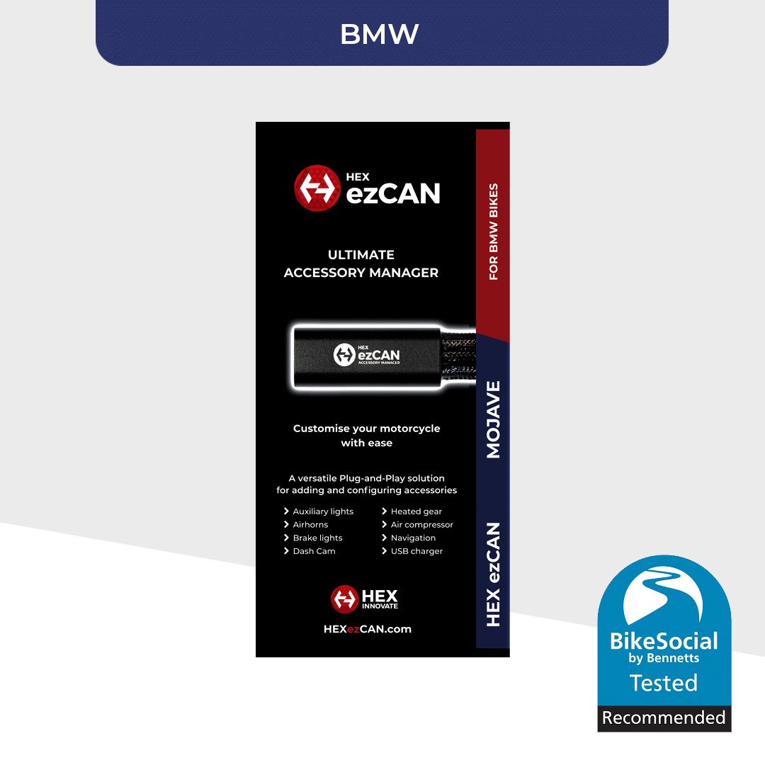 HEX ezCAN Mojave for BMW Bikes (R12 G/S, R1300GS/GSA and others)