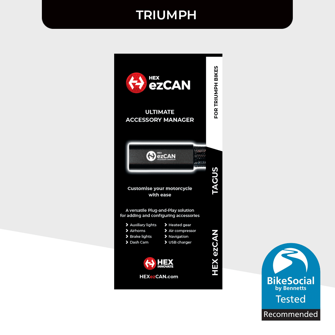 HEX ezCAN Tagus for Triumph Bikes