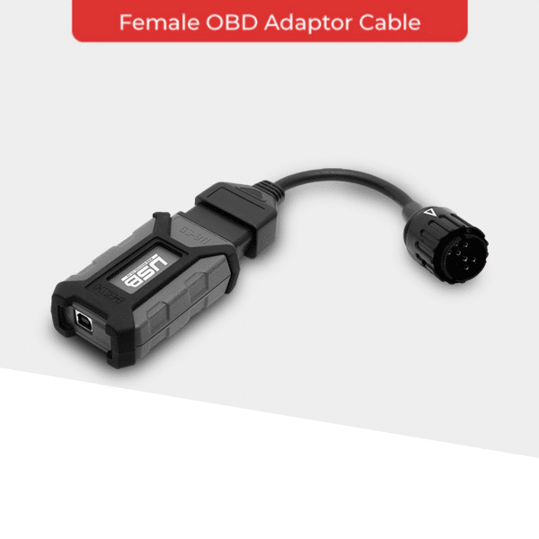 HEX Female OBD Adaptor Cable (10-pin adapter for OBD-II GS-911)